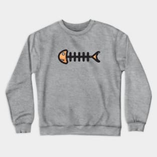 fish skeleton Crewneck Sweatshirt